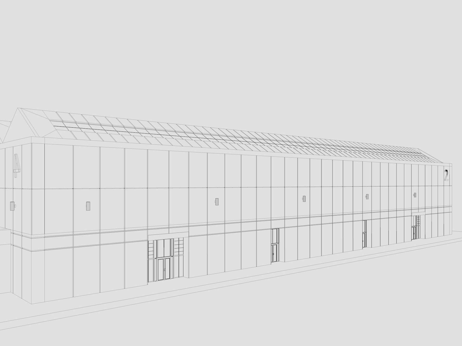 Exhibition Hall 10 interior and exterior 3D model_24