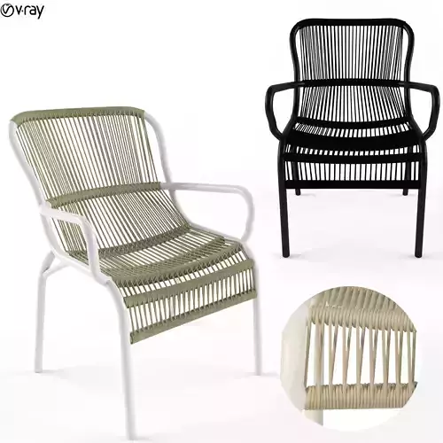 Loop dining chair rope by Vincent Sheppard