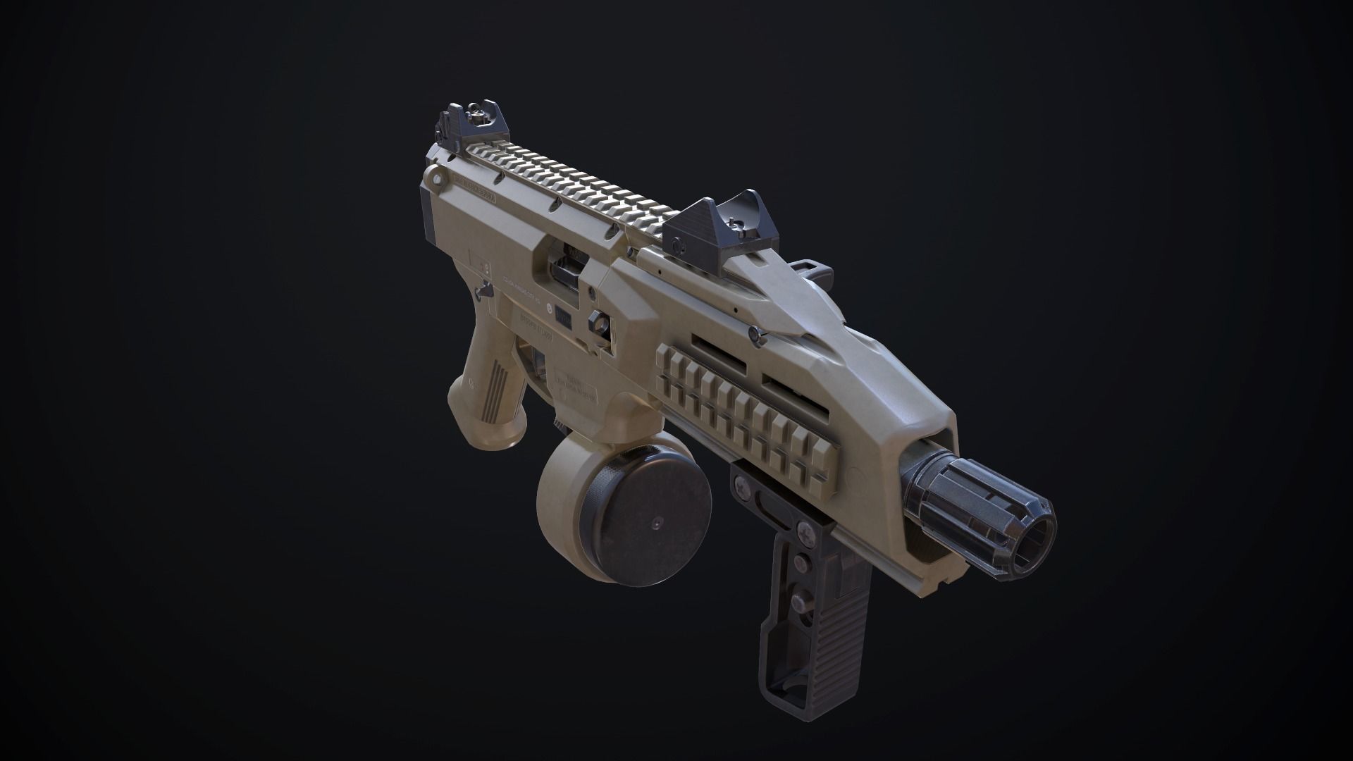3D model CZ Scorpion EVO 3 S1 Pistol VR / AR / low-poly | CGTrader