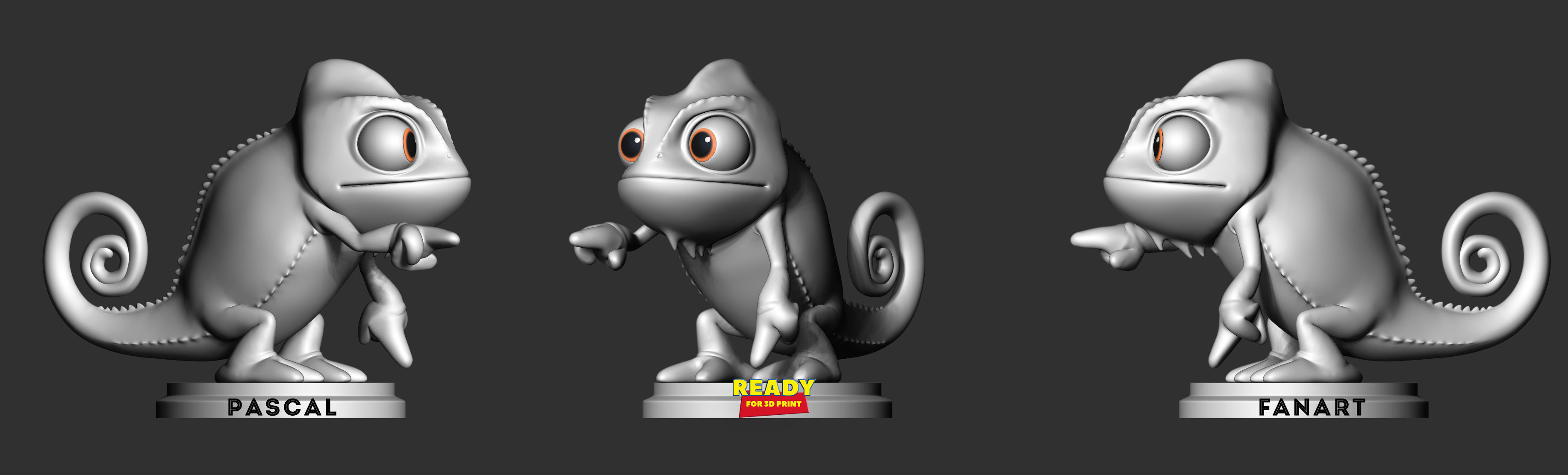 Pascal Fanart 3D print model_3