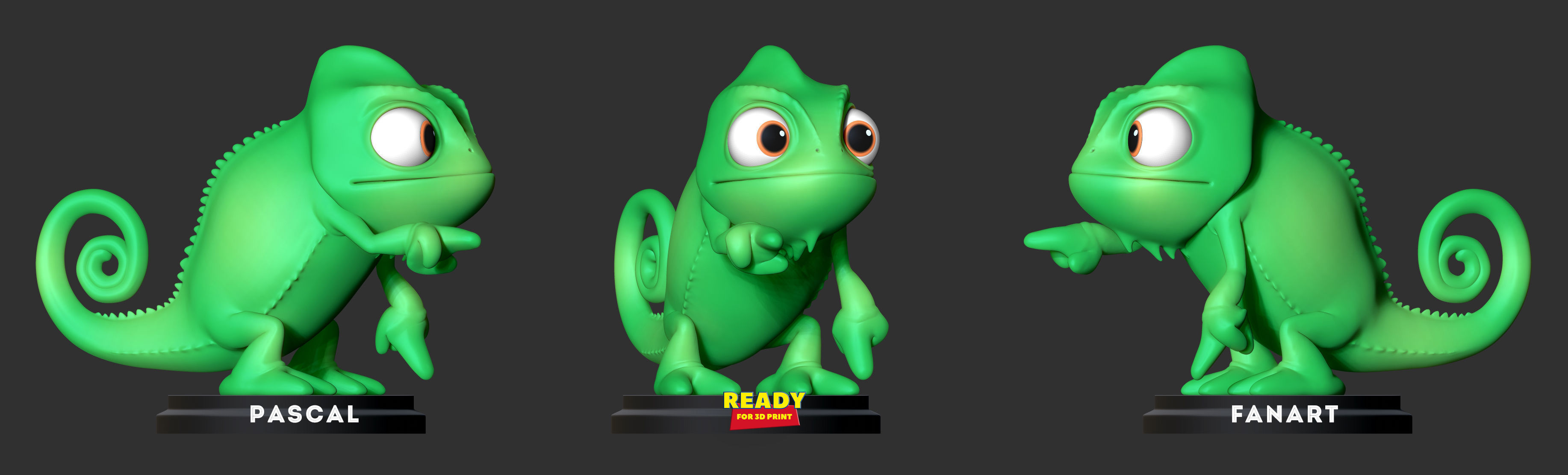 Pascal Fanart 3D print model_1