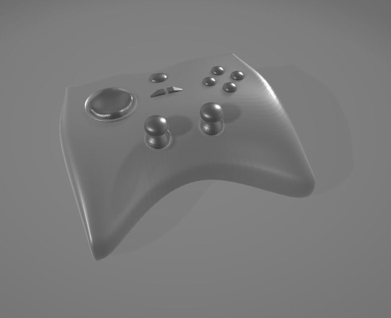 Untitled Wireless Controller Free low-poly 3D model_1
