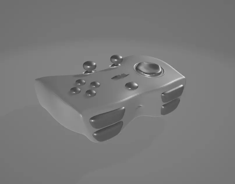 Untitled Wireless Controller Free low-poly 3D model_0