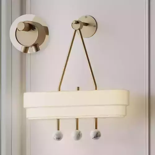 Spate Wall Light by BERT Frank 3D model