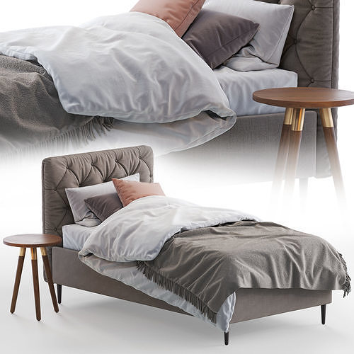 Made Skye Single Bed 3D model