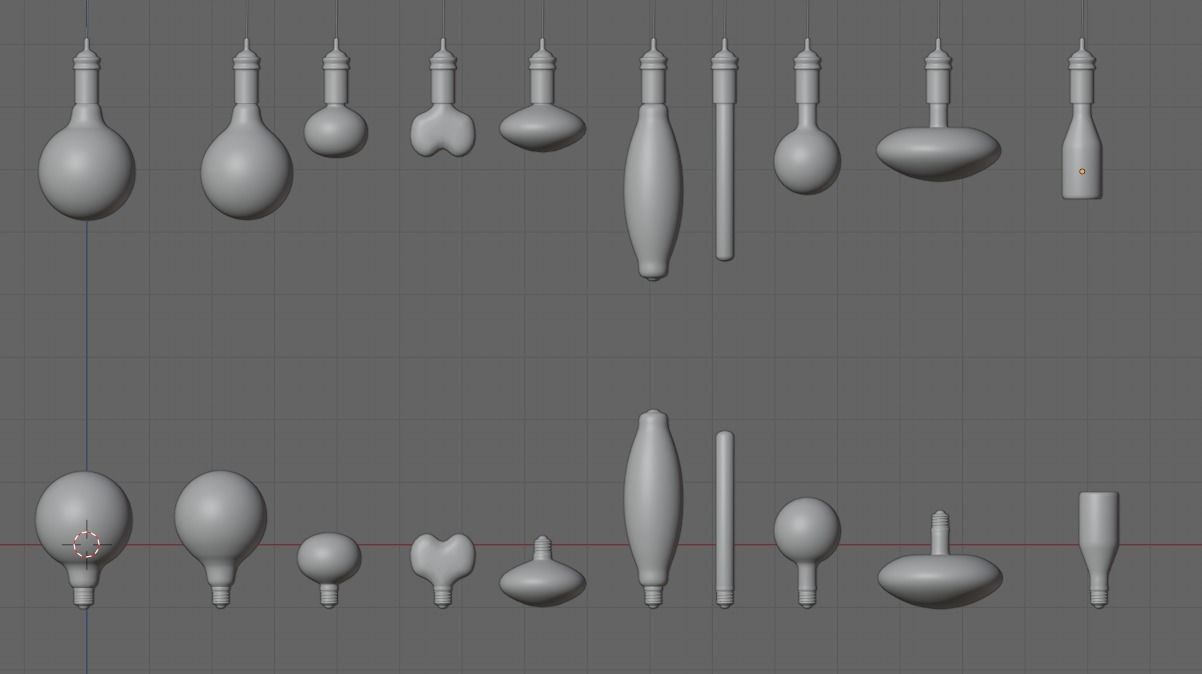 models of decorative light bulbs 3D model_20