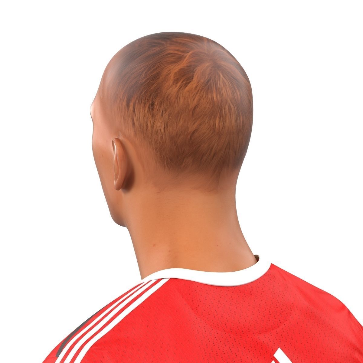 Soccer Player Rigged for Cinema 4D 3D model_24
