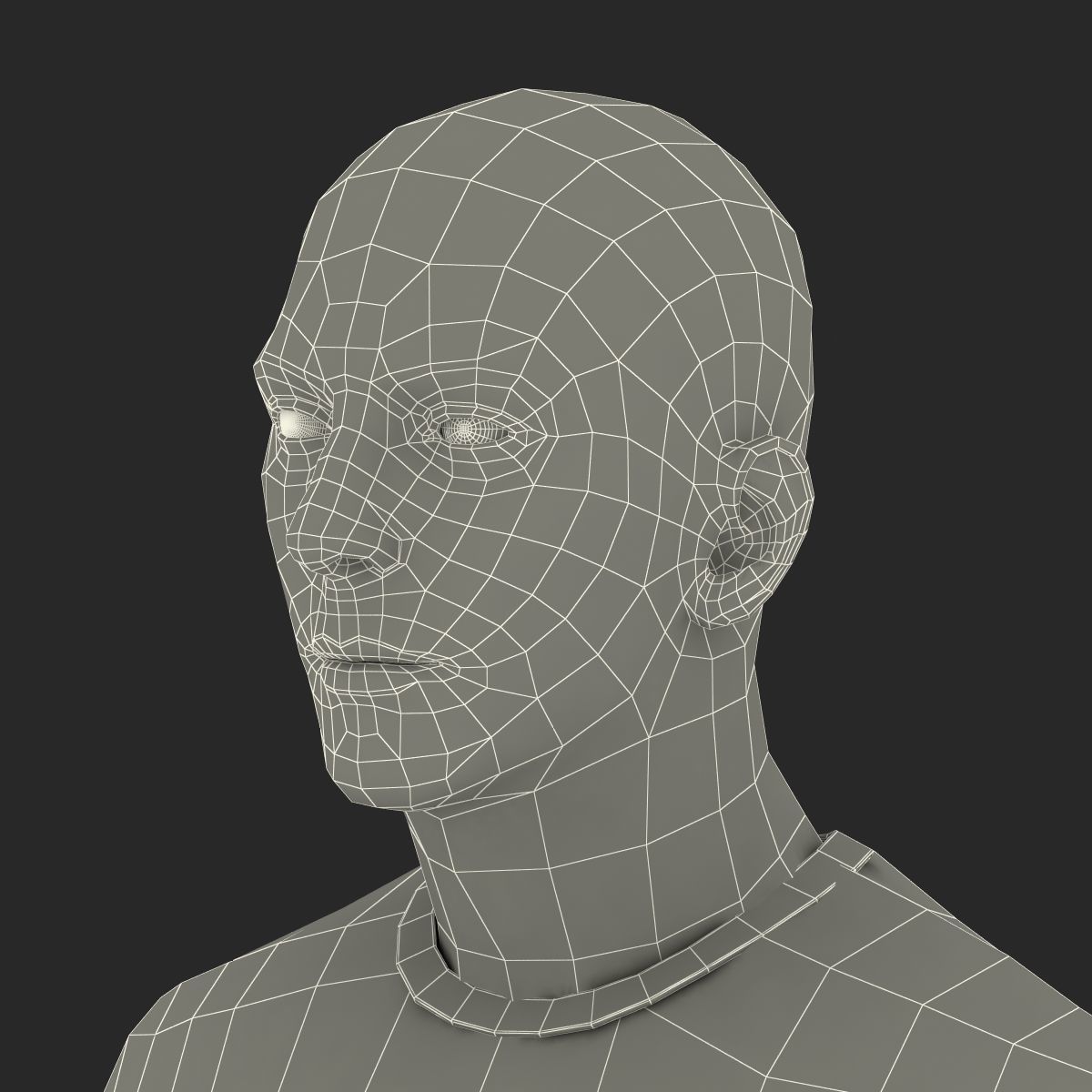 Soccer Player Rigged for Cinema 4D 3D model_43