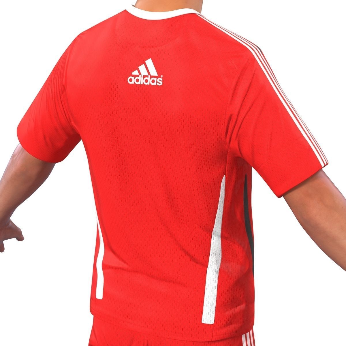 Soccer Player Rigged for Cinema 4D 3D model_17