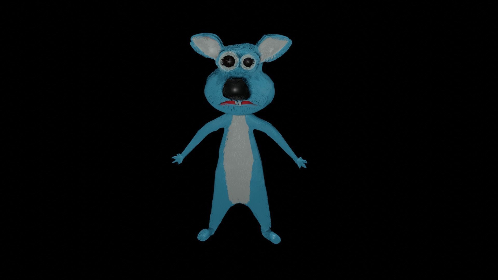 mouse cartoon 3D model_1