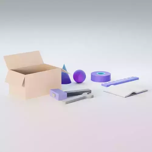 Low Poly Stylised Tools