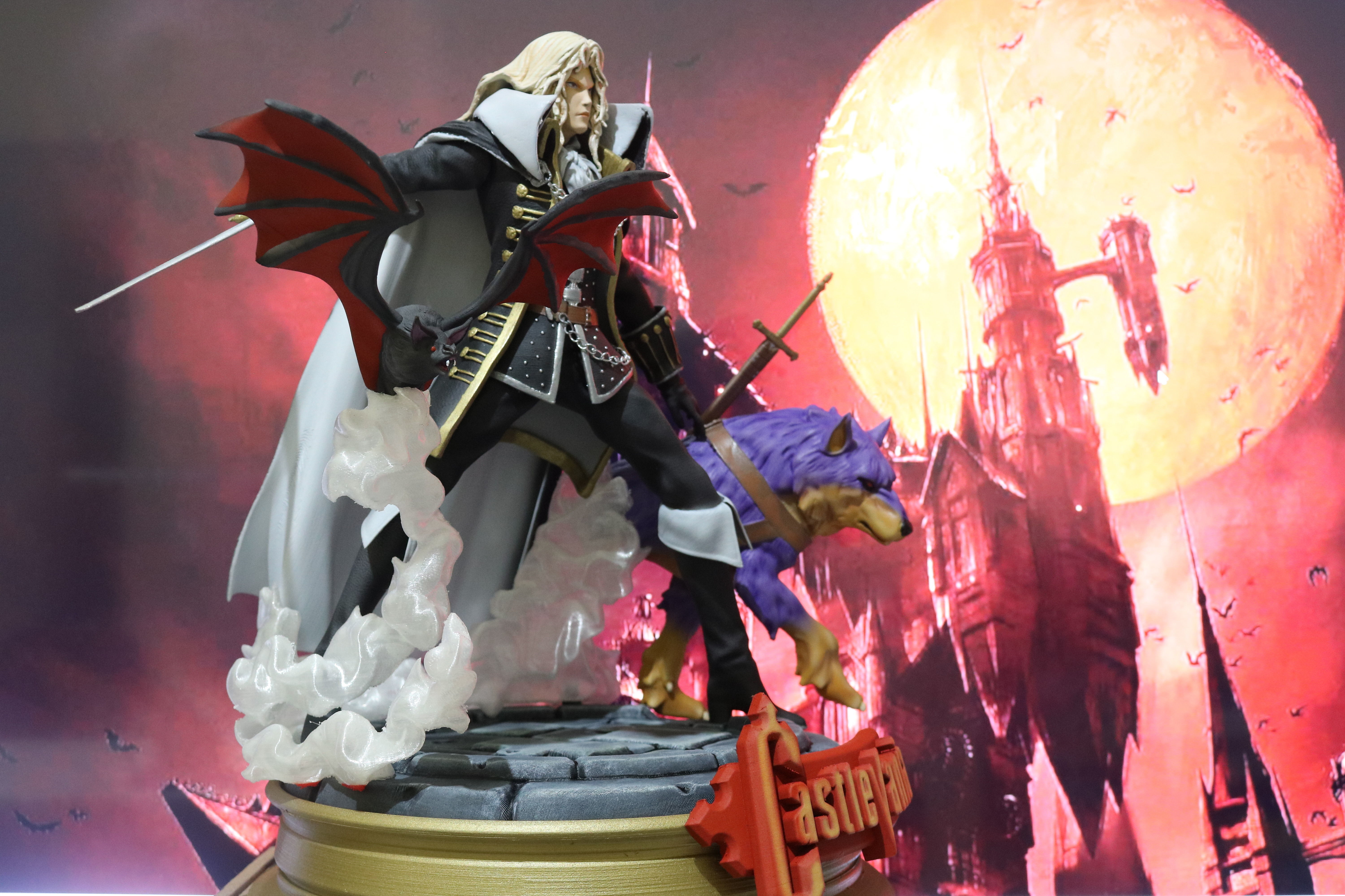 ALUCARD CASTLEVANIA TRANSFORMATIONS 3D print model_2