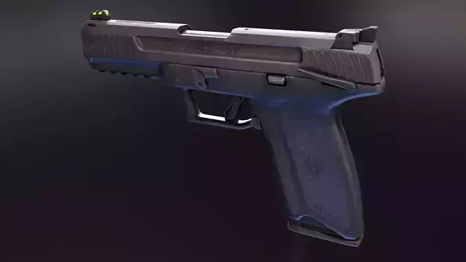 Ruger 57 Low-poly 3D model