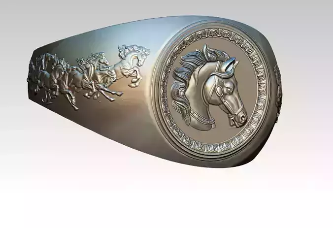 Horse Mustang Ring Jewel