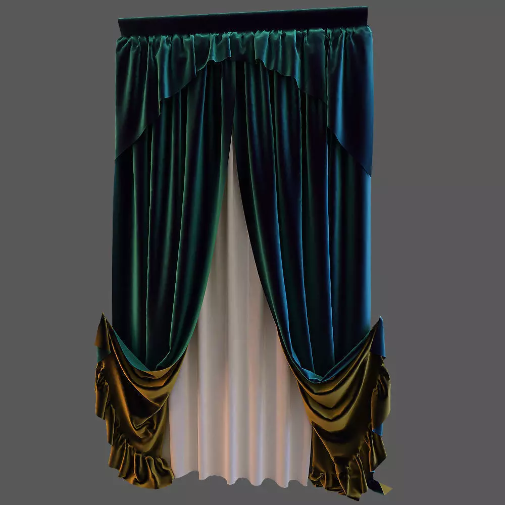 Green Cloth Free 3D model