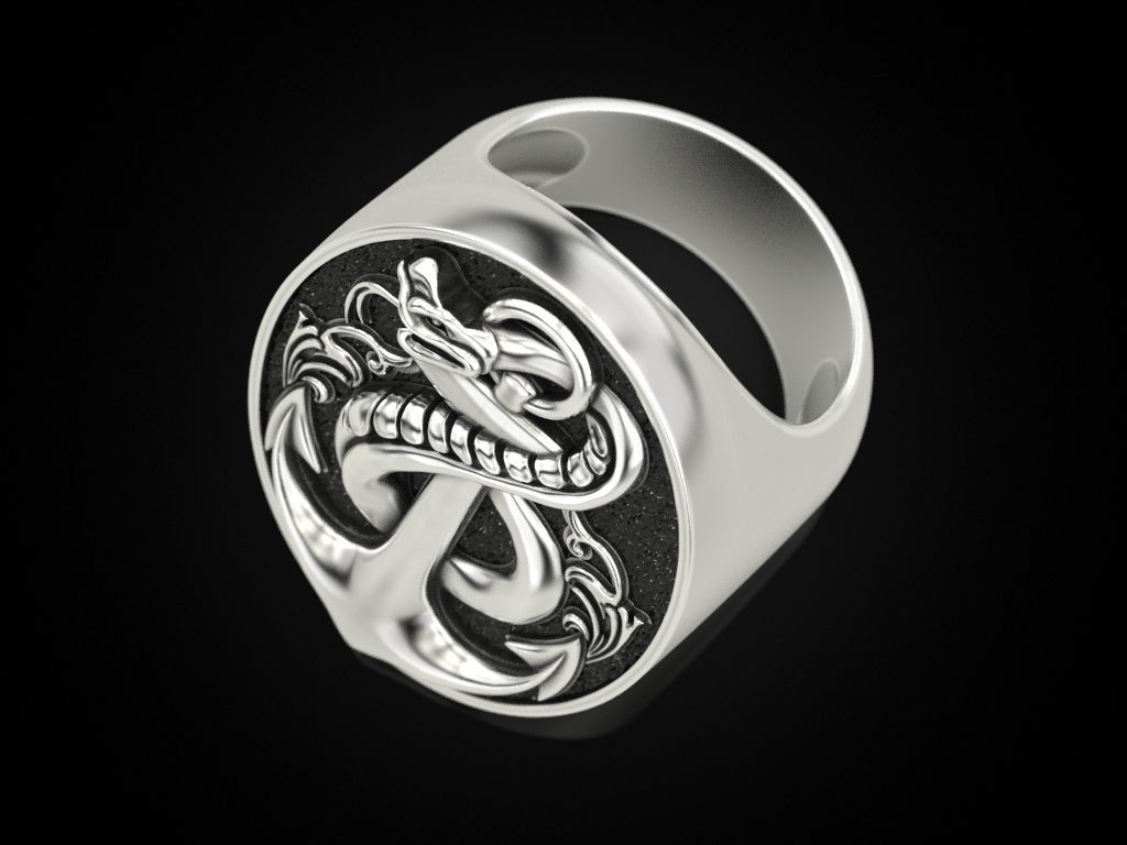 Snake Anchored 3D print model_5