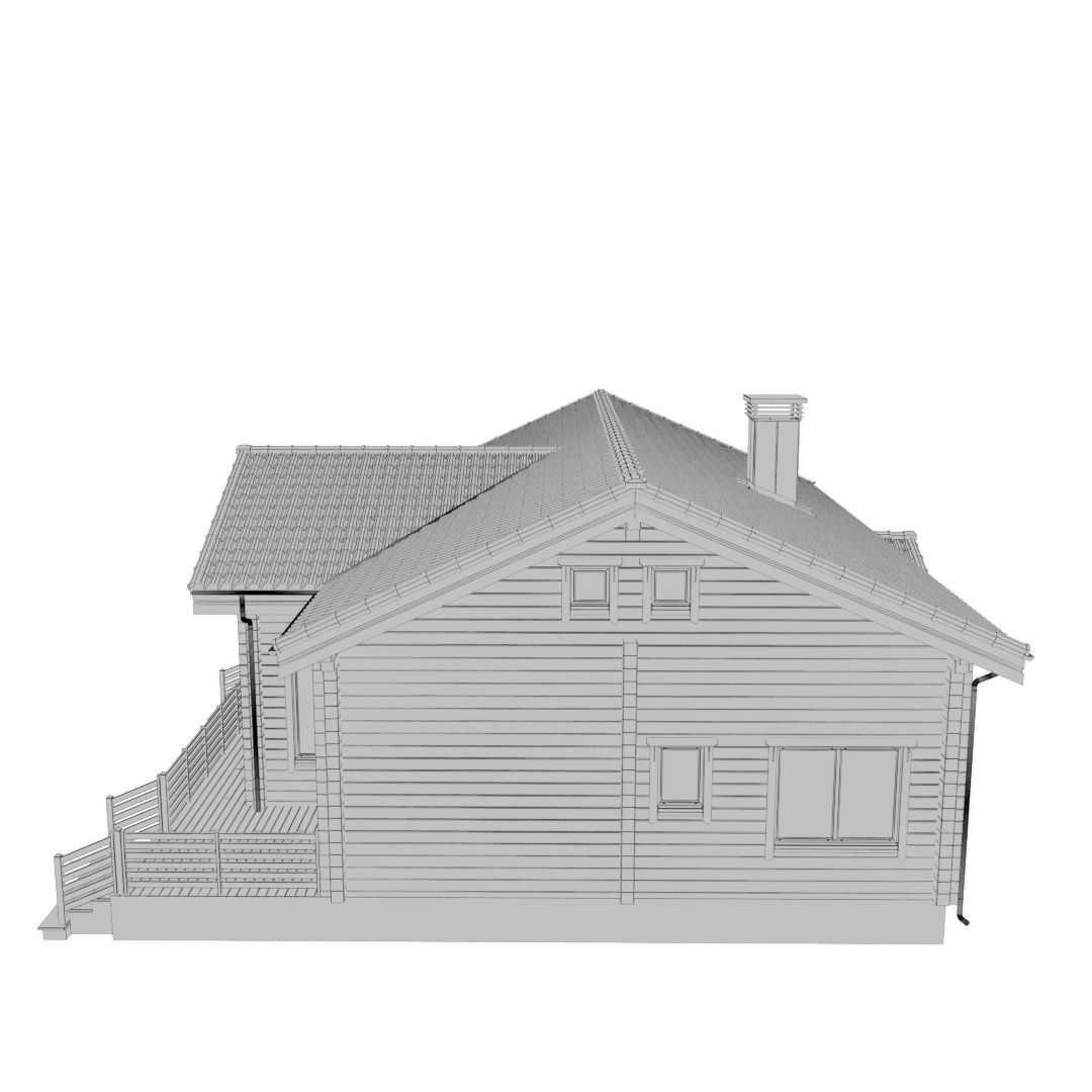 Private house 3D 3D model_4