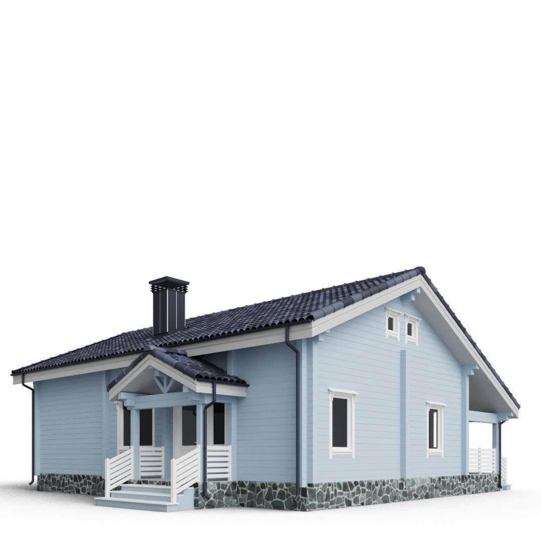 Private house 3D 3D model_2