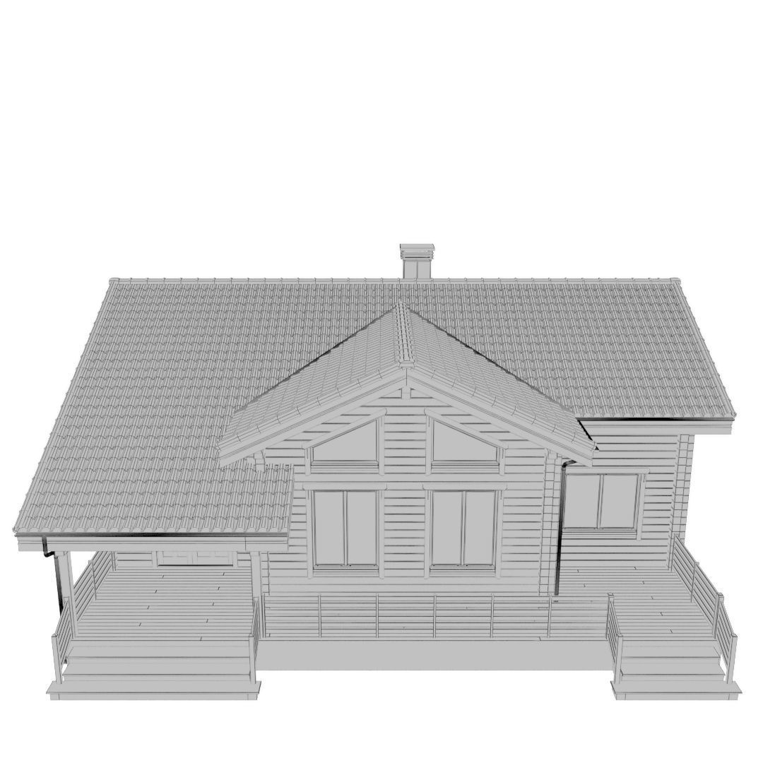 Private house 3D 3D model_7