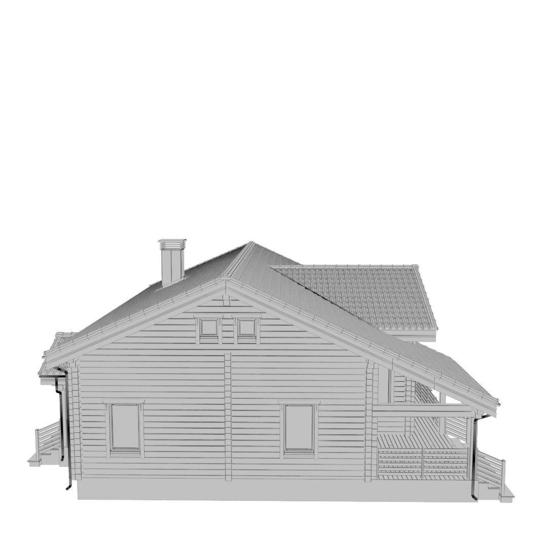 Private house 3D 3D model_6