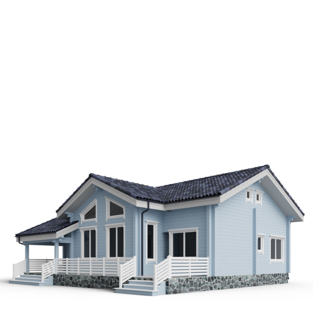 Private house 3D 3D model_3