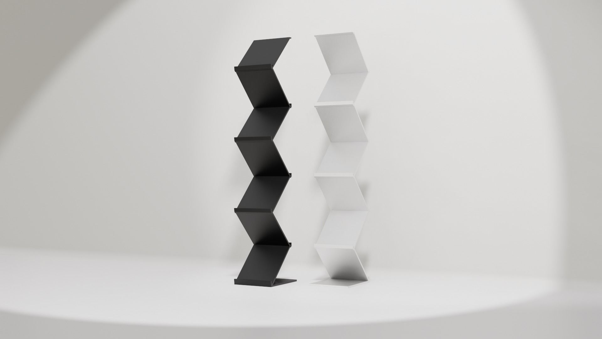 Journal Brochure Leaflet Flyer Magazine Stand Holder 3D model_2