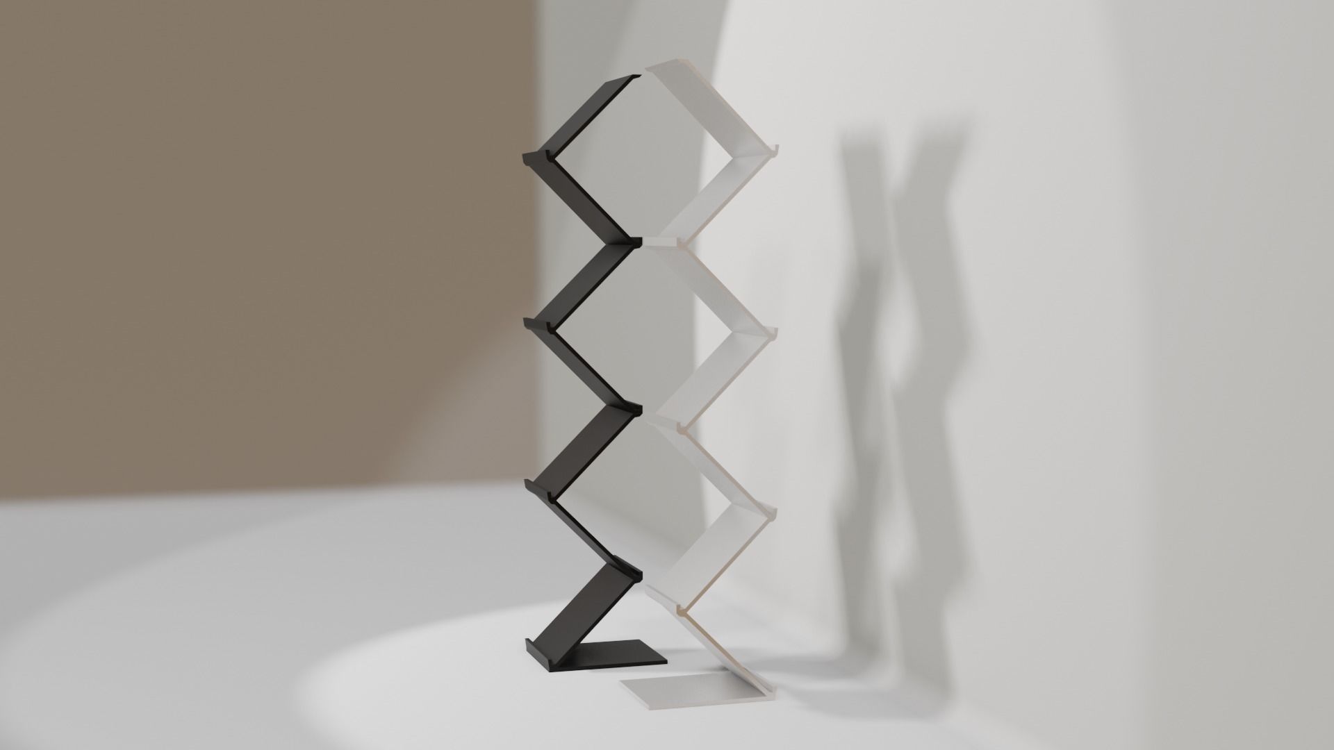 Journal Brochure Leaflet Flyer Magazine Stand Holder 3D model_8