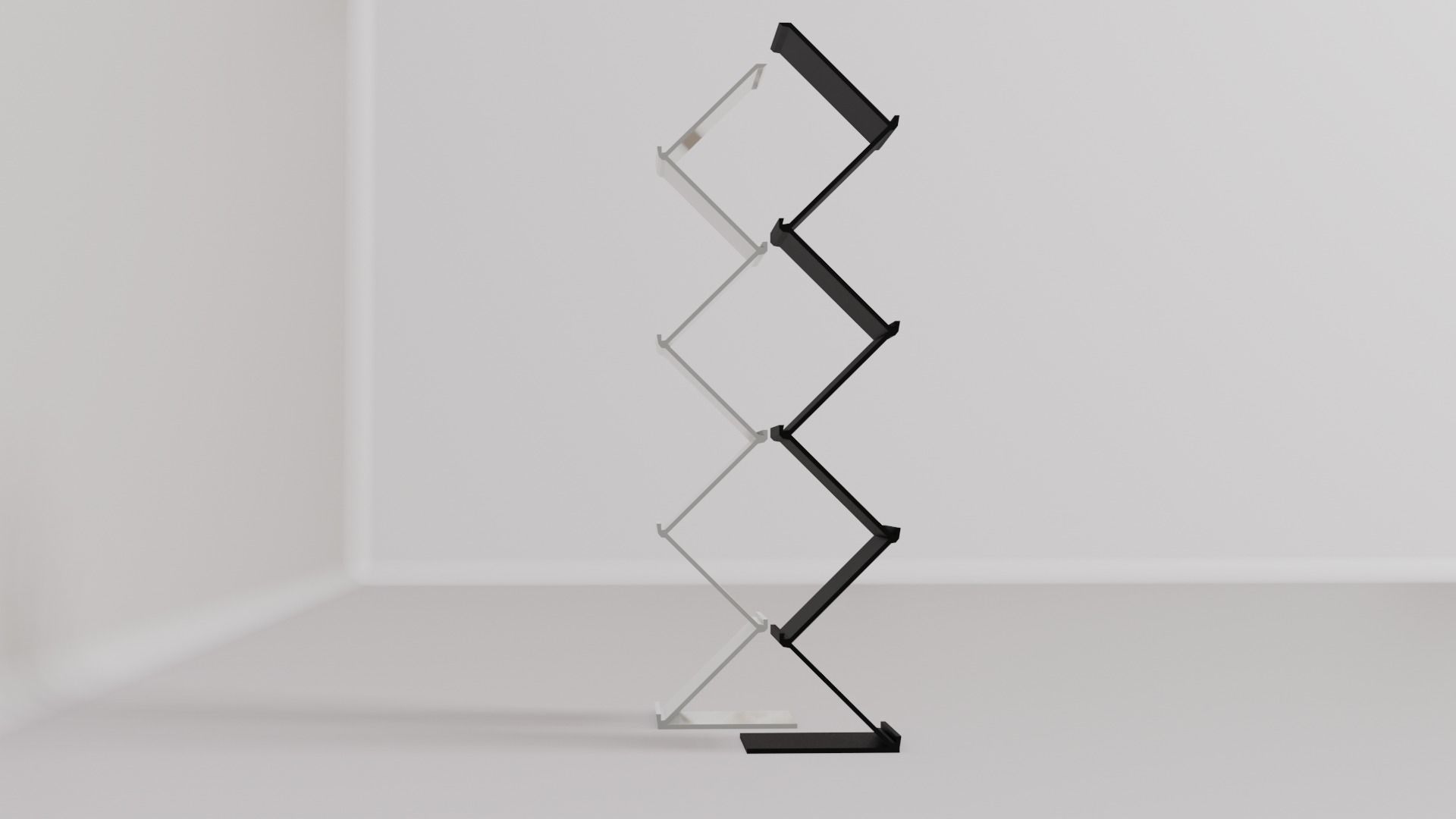 Journal Brochure Leaflet Flyer Magazine Stand Holder 3D model_15