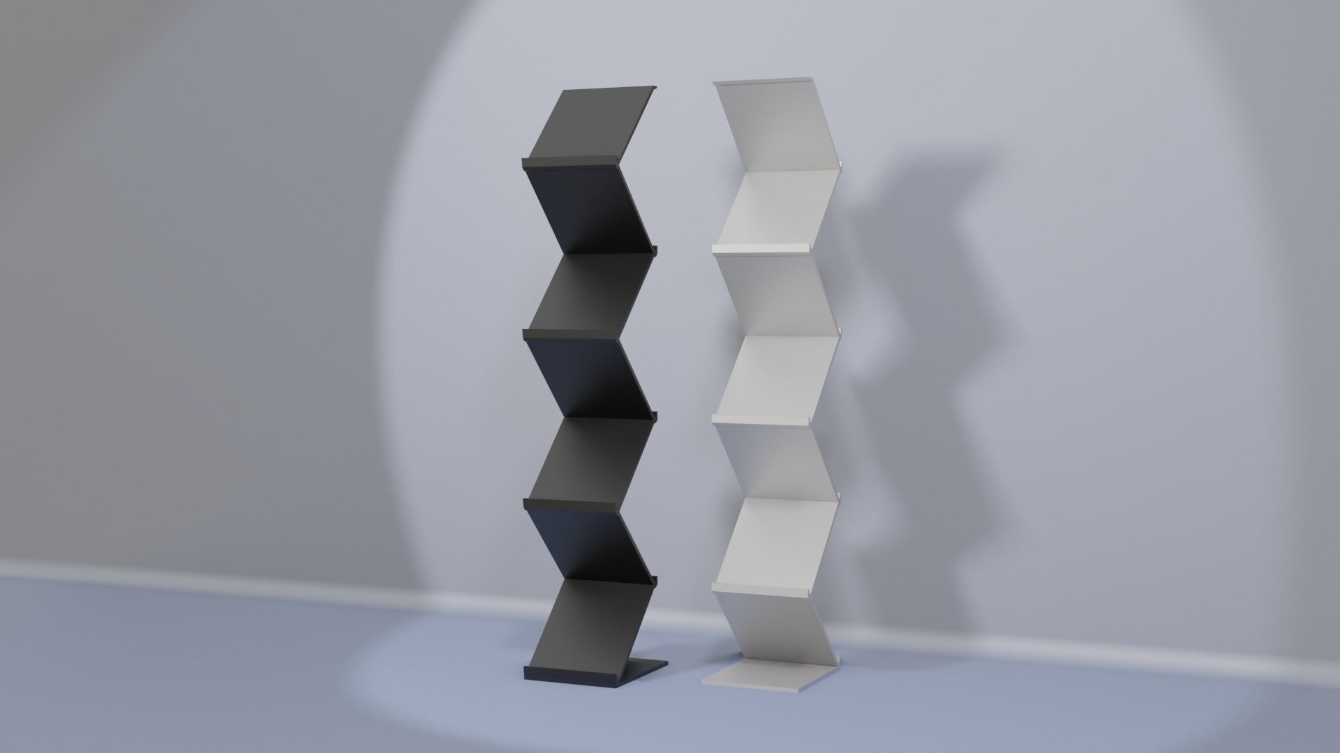 Journal Brochure Leaflet Flyer Magazine Stand Holder 3D model_9