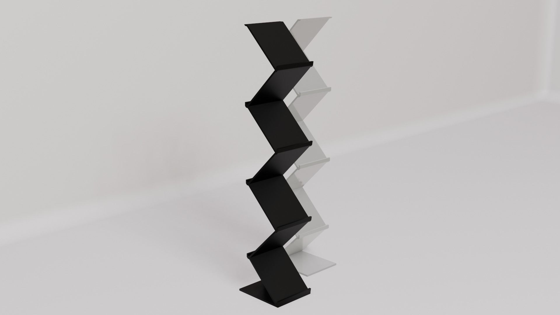 Journal Brochure Leaflet Flyer Magazine Stand Holder 3D model_12