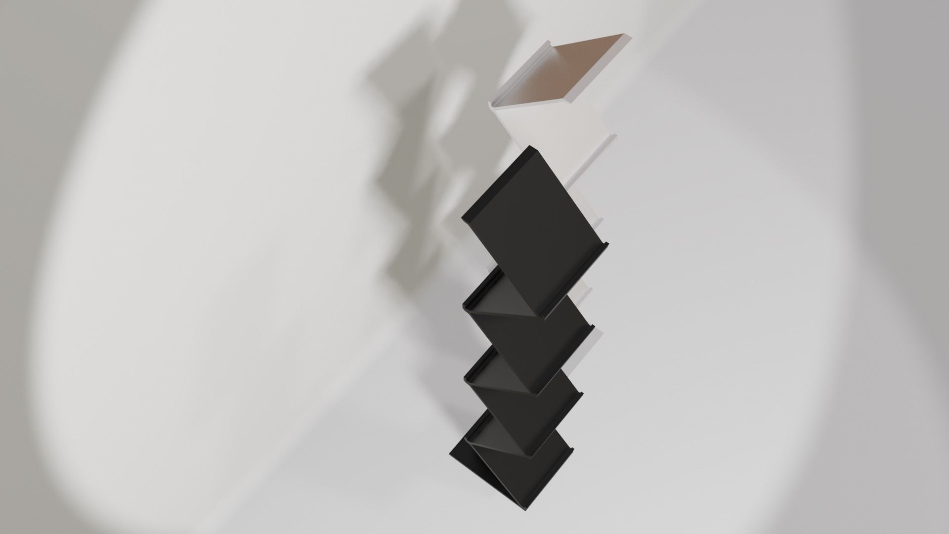 Journal Brochure Leaflet Flyer Magazine Stand Holder 3D model_10