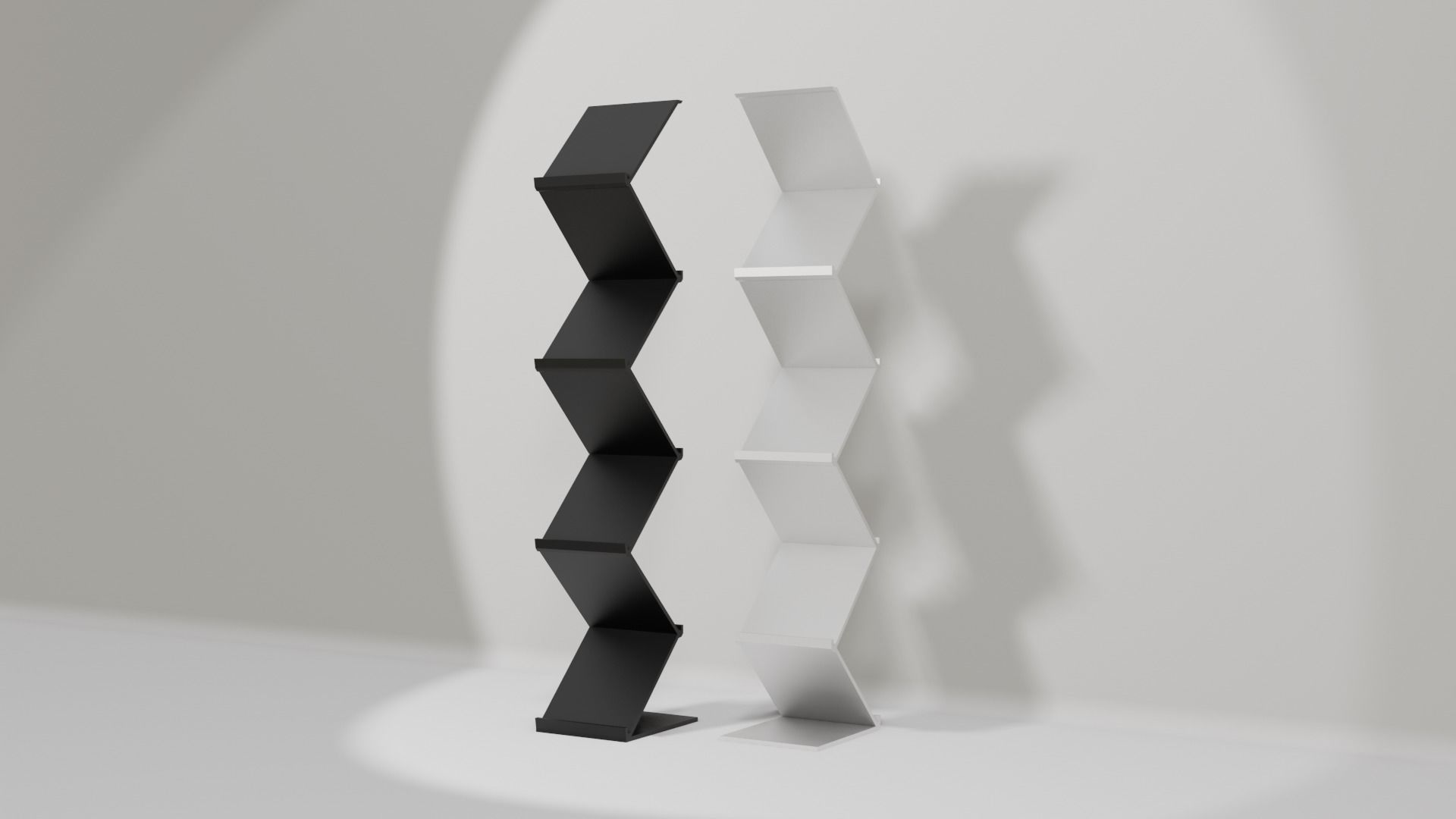 Journal Brochure Leaflet Flyer Magazine Stand Holder 3D model_1