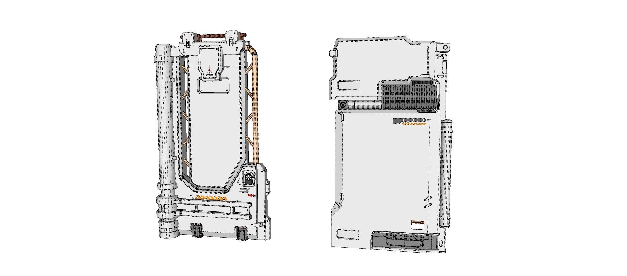 sci-fi Architecture kitbash 18 3D model_17