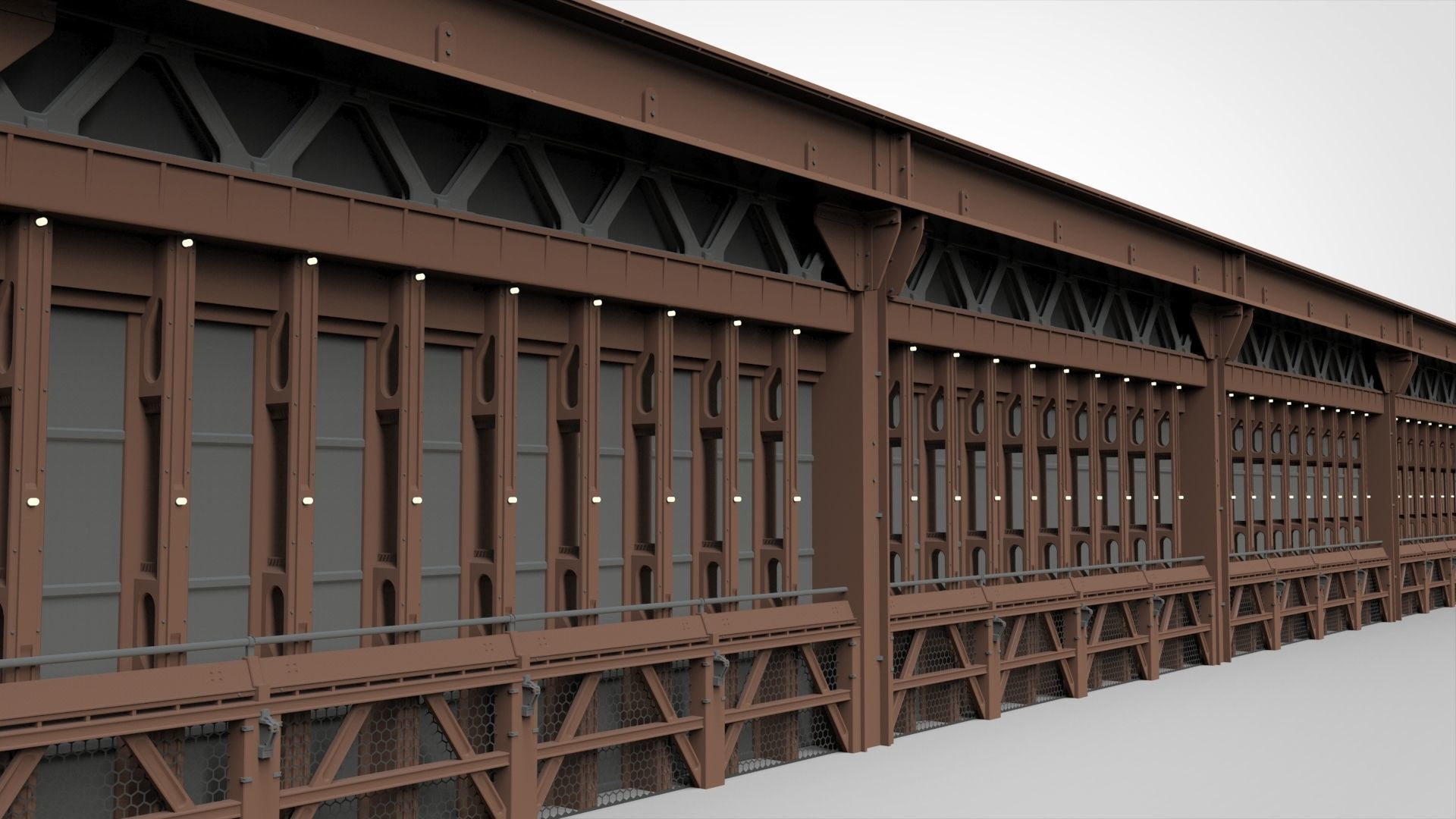 sci-fi Architecture kitbash 18 3D model_12