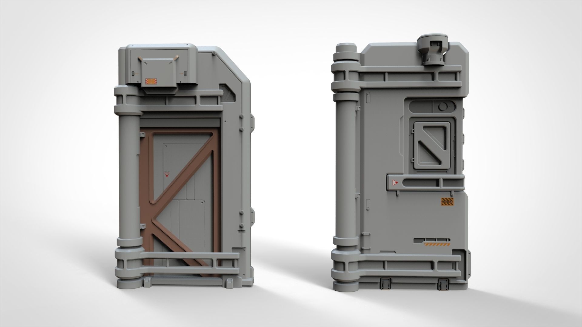 sci-fi Architecture kitbash 18 3D model_5