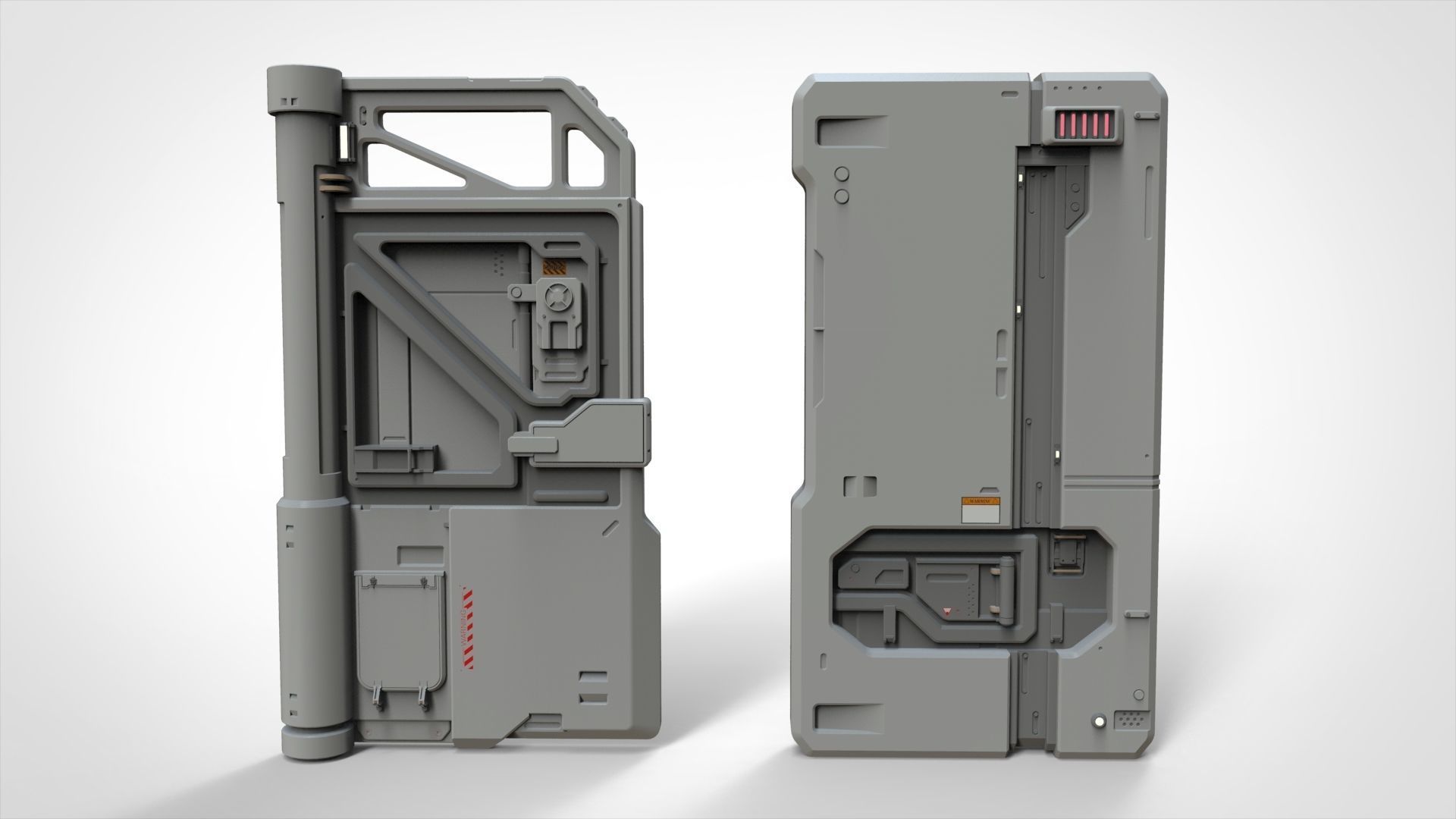 sci-fi Architecture kitbash 18 3D model_6