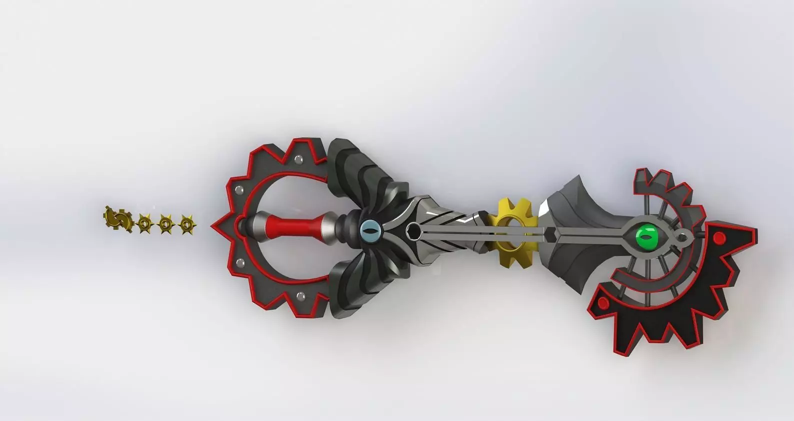 void gear kingdom hearts keyblade 3d model - for printing 3D print model_0
