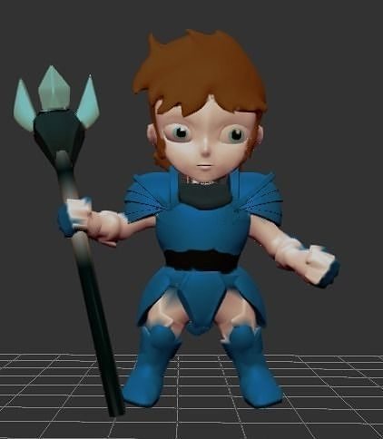 Samuray Warrios Jorge Chibi 3D print model