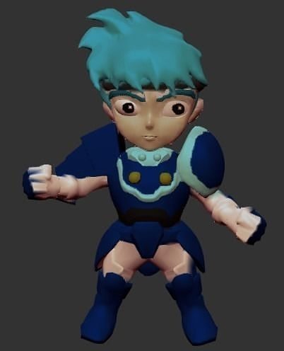 Sanuray Warrios Tommy Chibi 3D print model
