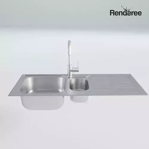 Kitchen Chrome Single Sink 1
