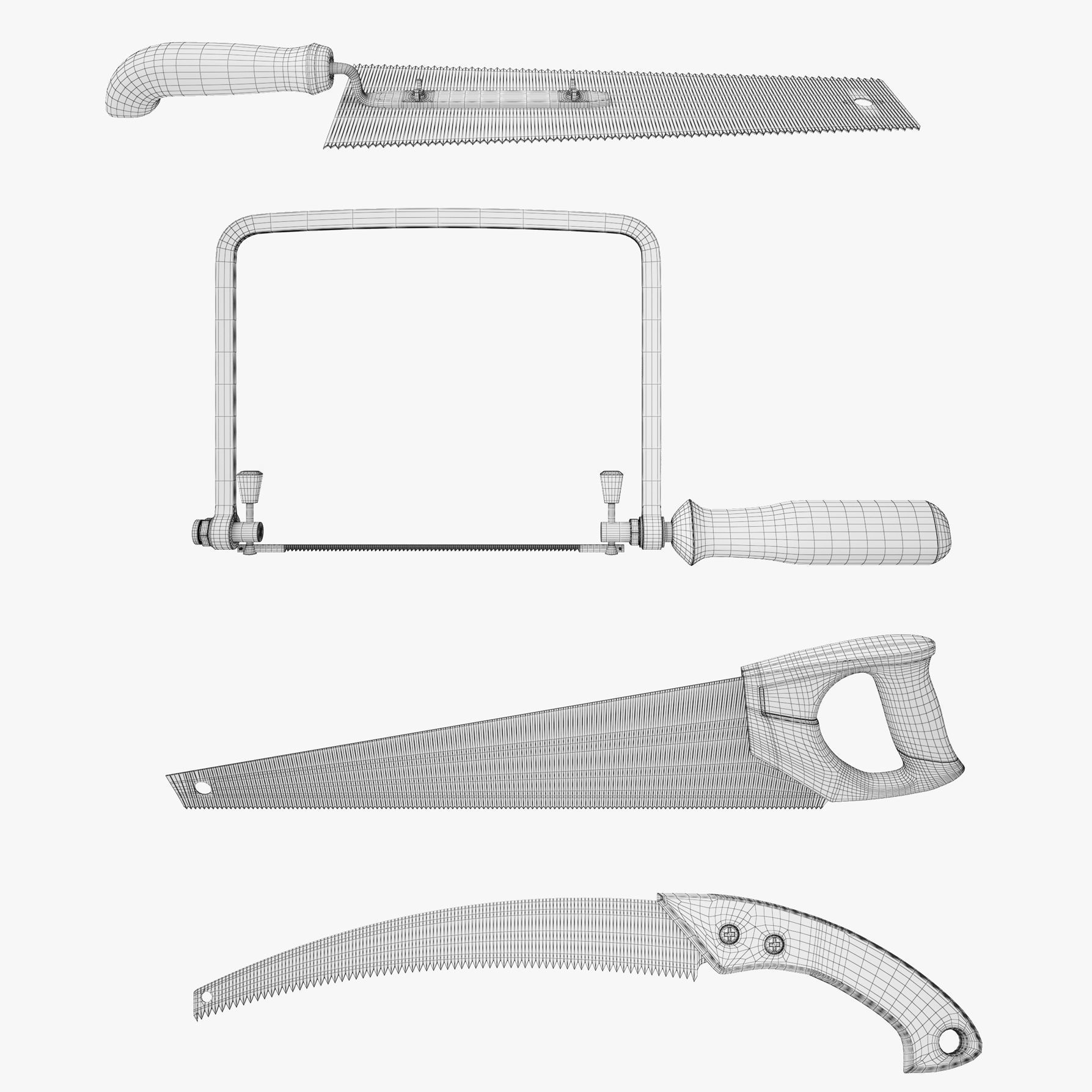 Industrial Tools Kit Collection 3D Model 3D model_8
