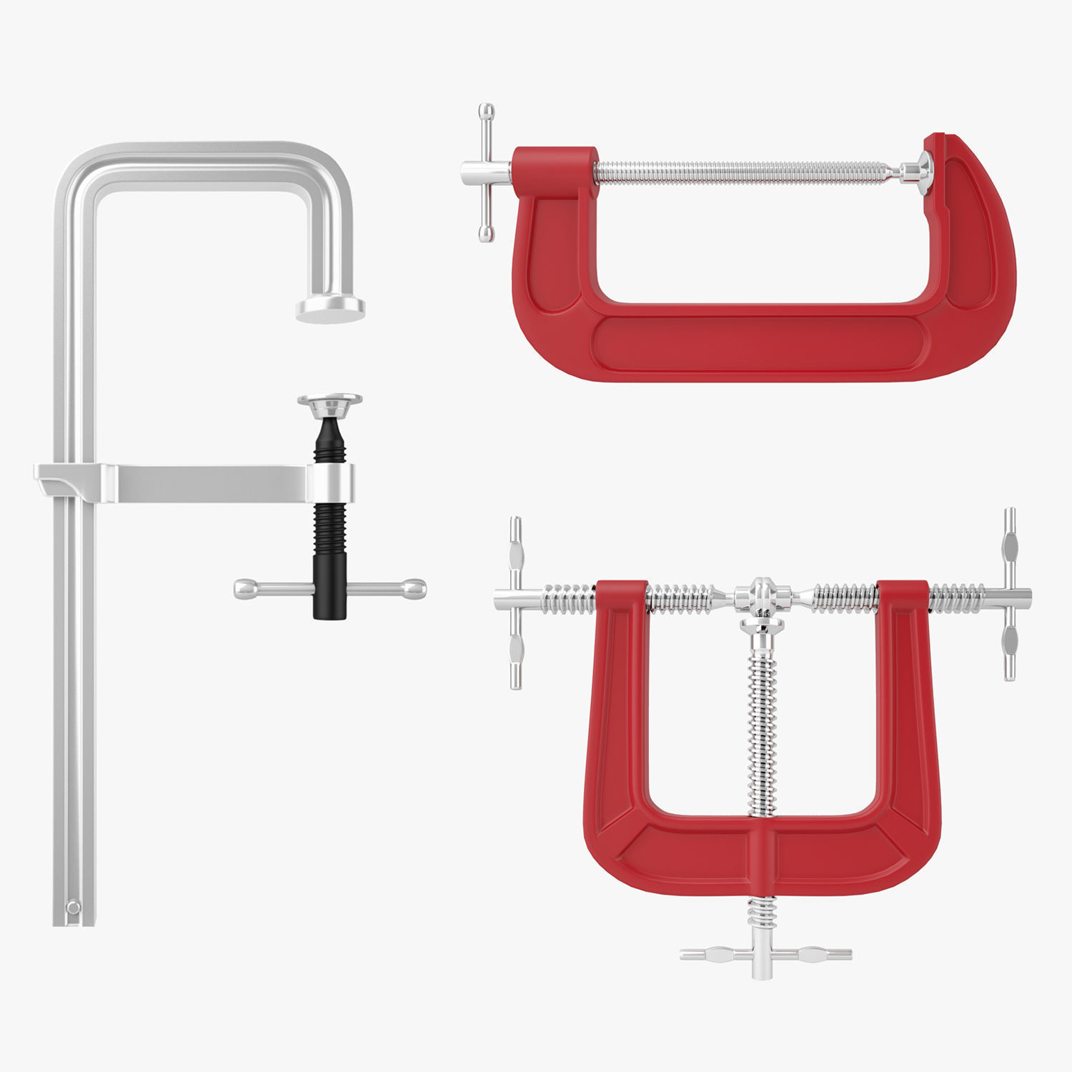 Industrial Tools Kit Collection 3D Model 3D model_1