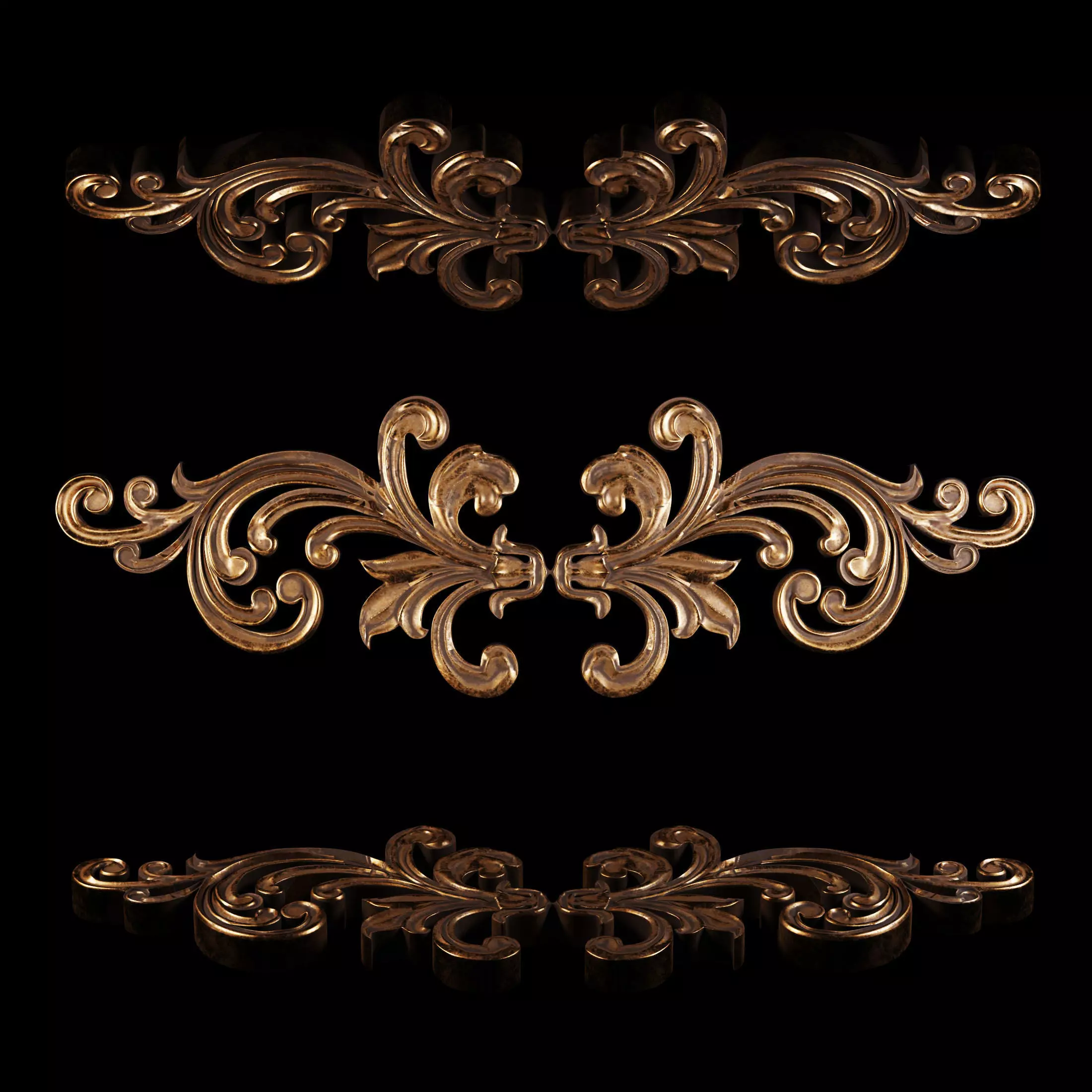 Ornament decorative 3D model_0