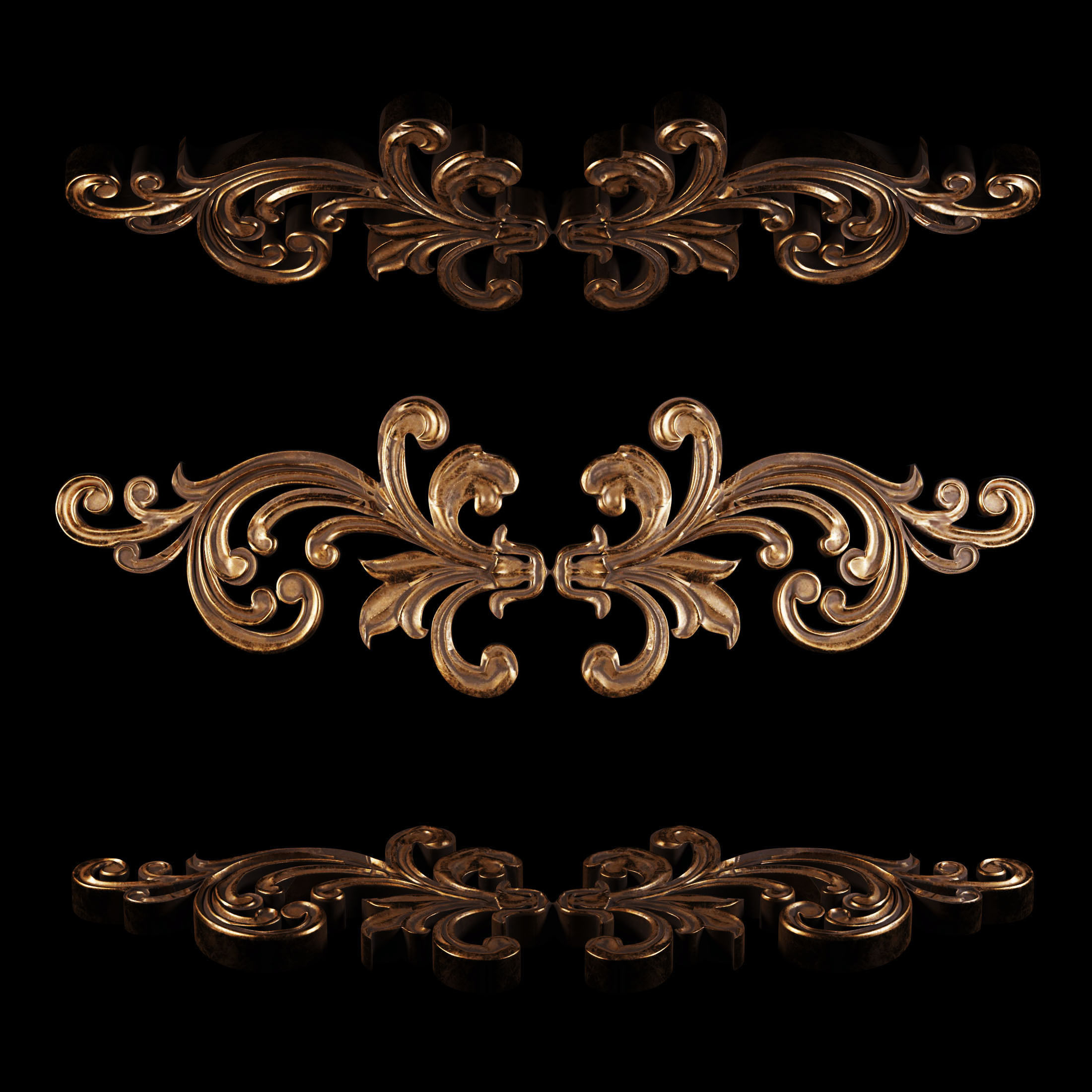 Ornament decorative 3D model_4