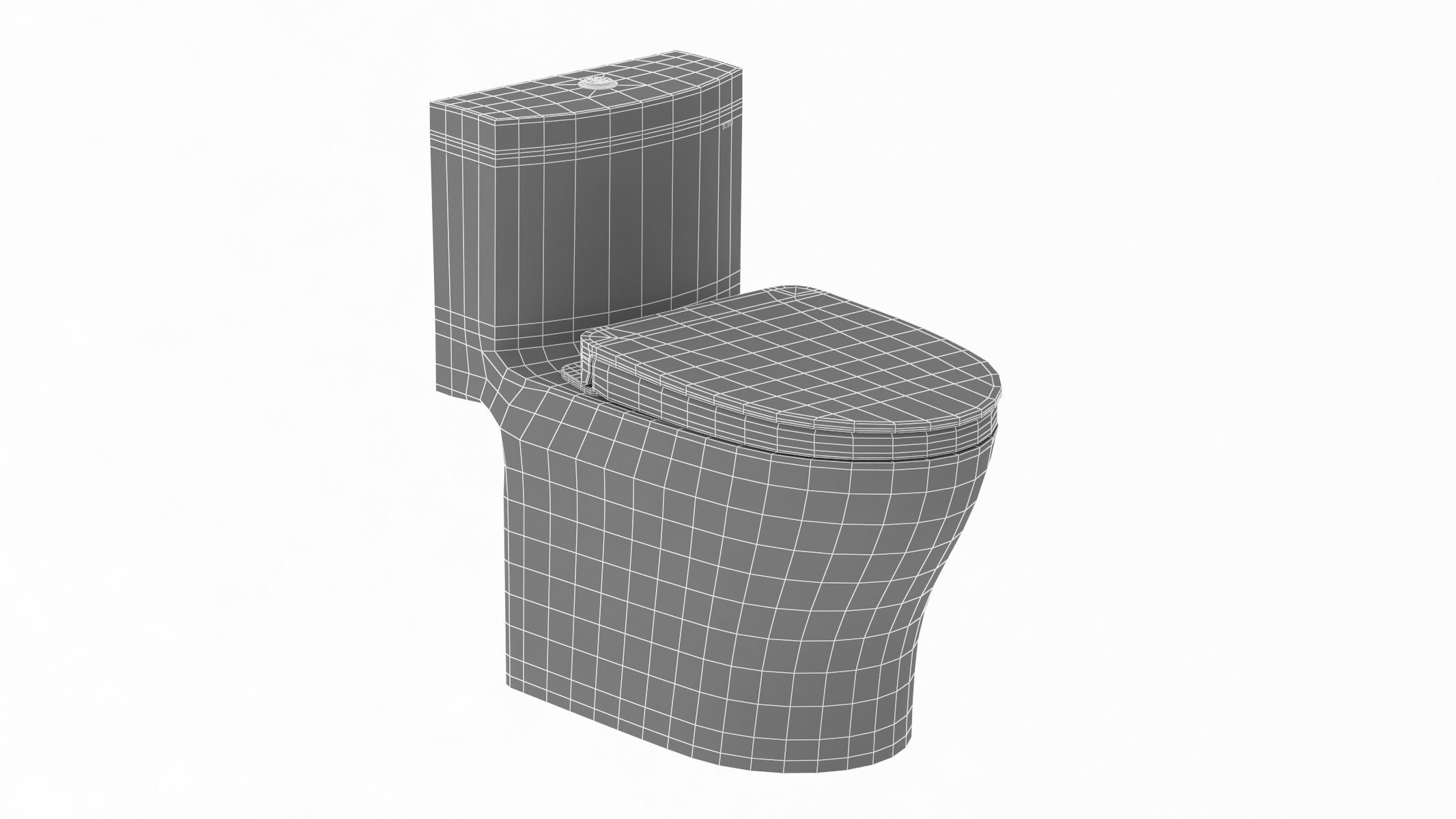 TOTO Aquia IV Washlet Two Piece Toilet 3D model_10