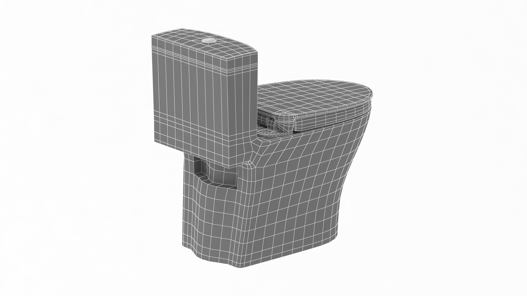 TOTO Aquia IV Washlet Two Piece Toilet 3D model_14
