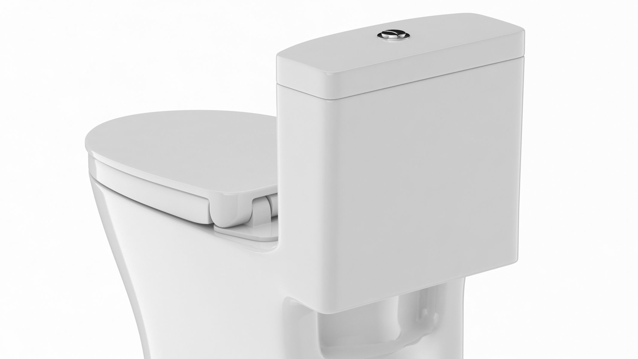 TOTO Aquia IV Washlet Two Piece Toilet 3D model_8