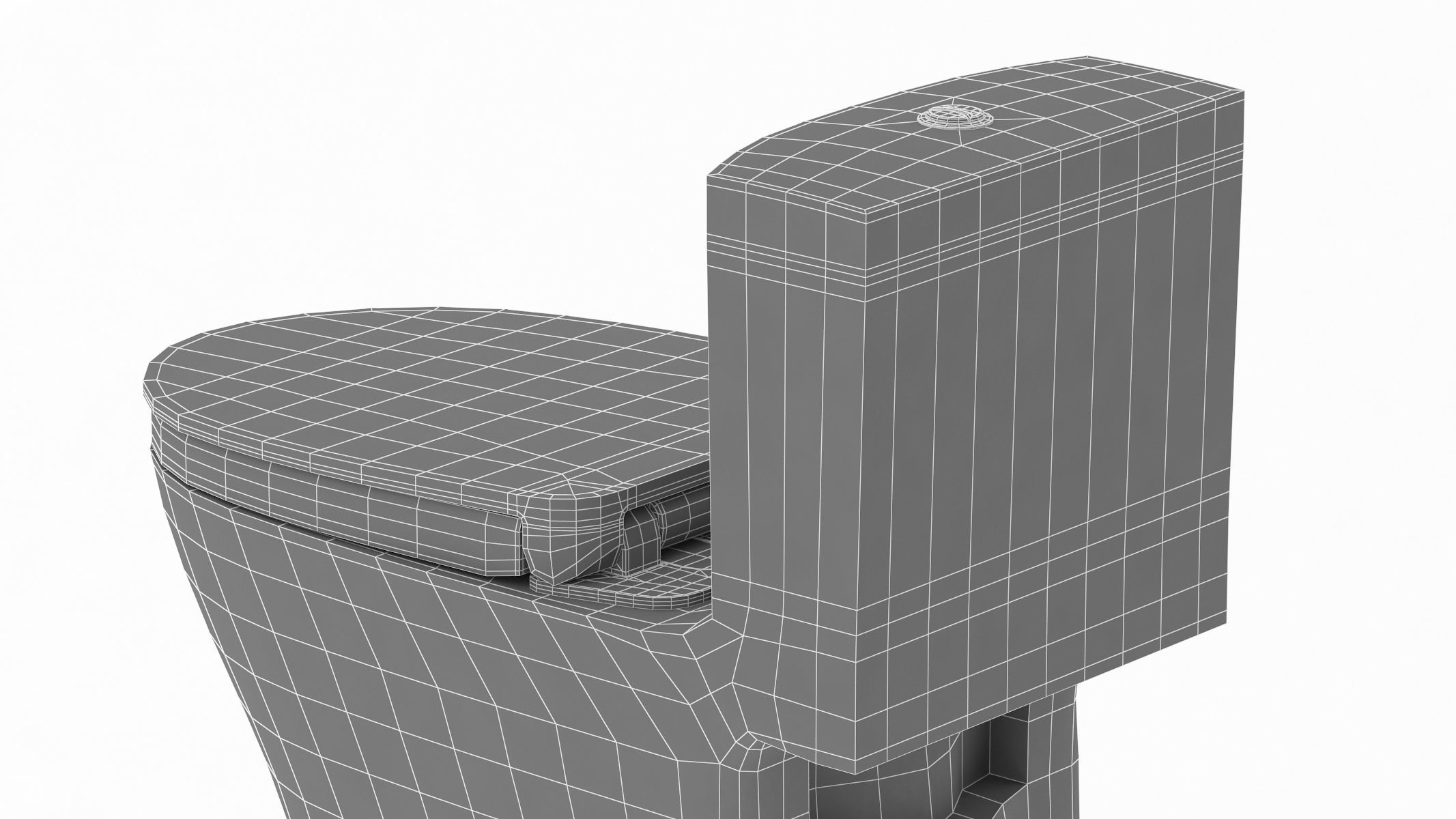TOTO Aquia IV Washlet Two Piece Toilet 3D model_18