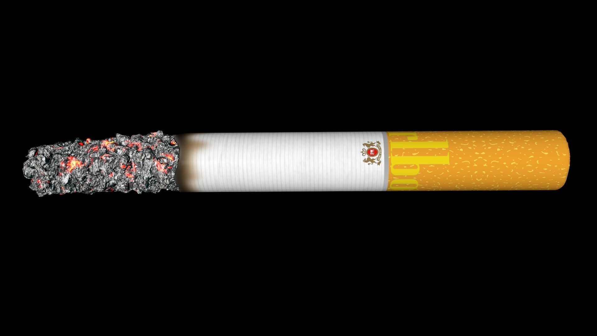 Cigarette 3D model_2