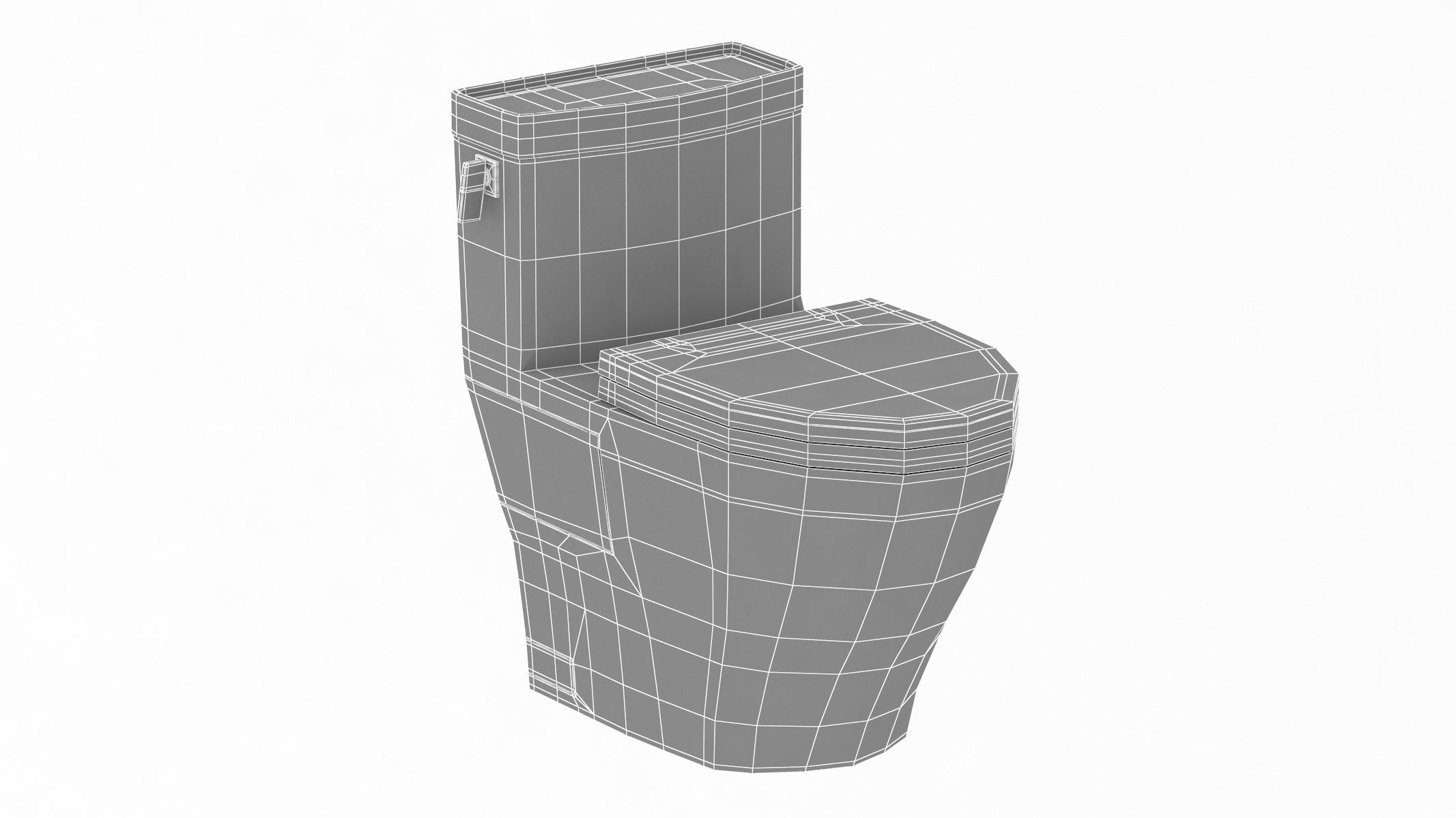TOTO Legato One-Piece Toilet 3D model_10